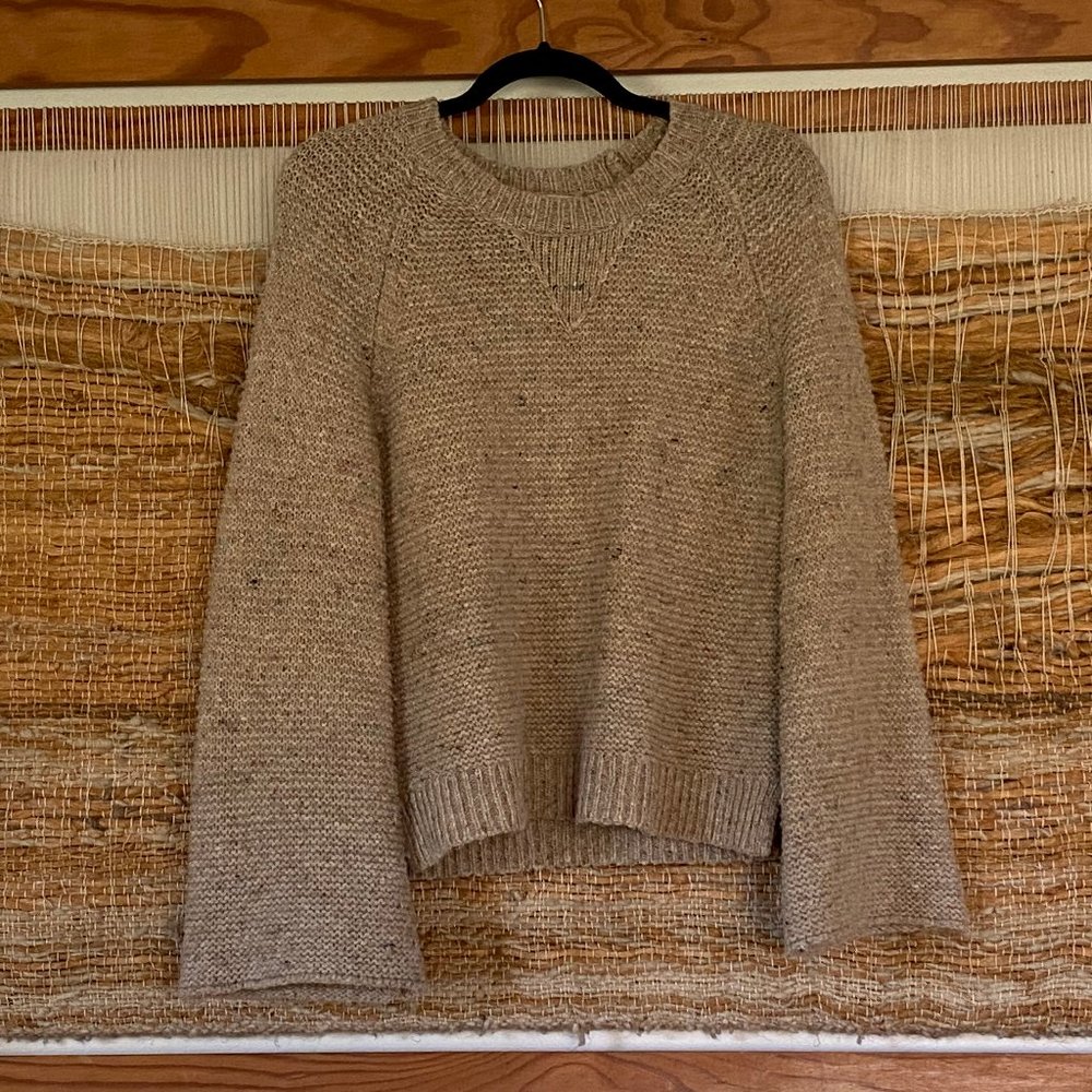 Madewell Flecked Wide Sleeve Sweater